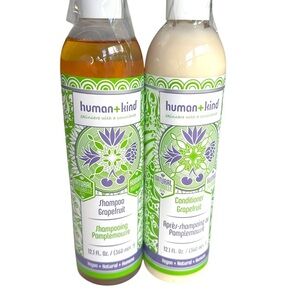 Human + Kind Grapefruit Shampoo/Conditioner Set, full size NIP